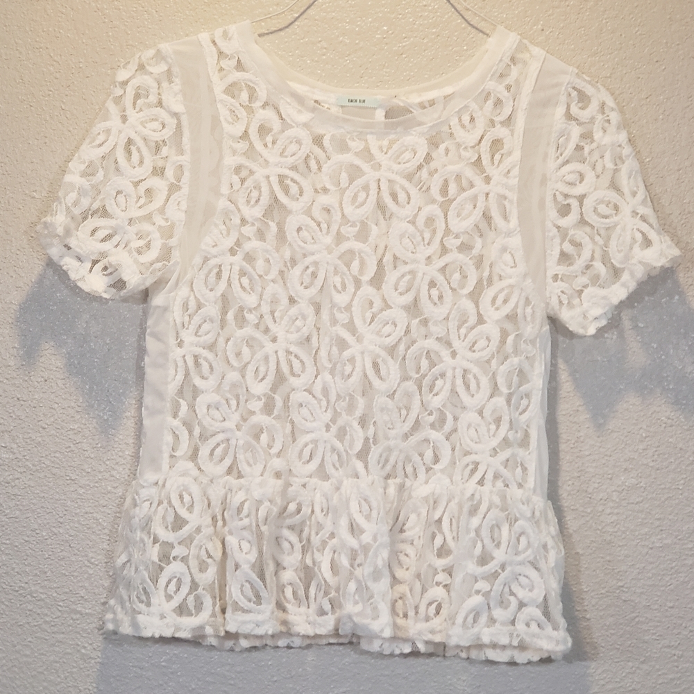 Kimchie Blue Lace Top